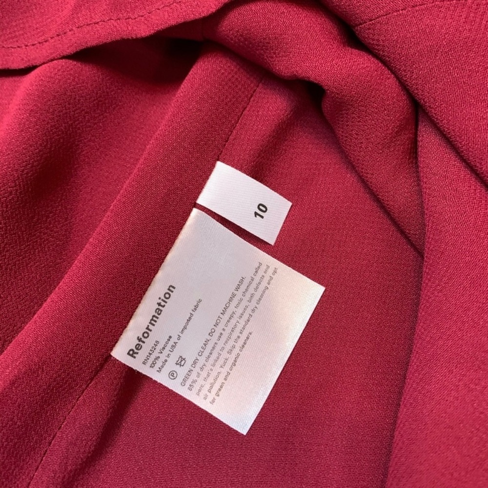 Reformation Gracie Ruched Sleeve Minidress - Picture 4 of 4